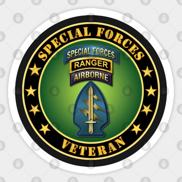 Special Forces - Ranger Veteran Sticker by twix123844